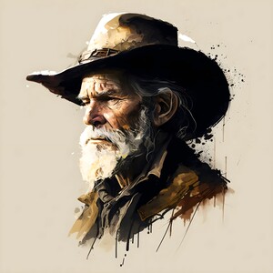 Wild West old man no.2