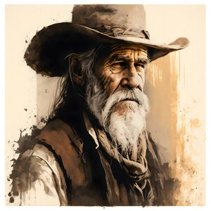 Wild West old man no.3