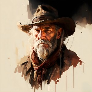 Wild West old man no.5