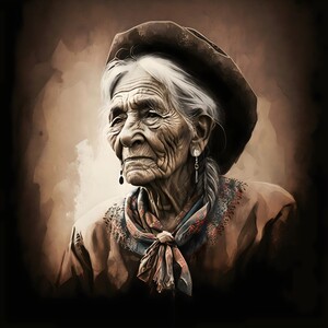 Wild West old woman no.2