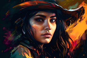 Woman Wild West no.5