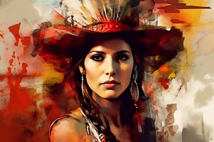 Woman Wild West no.6