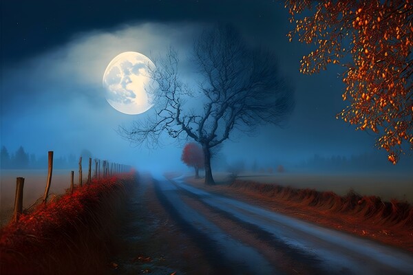 Autumn night no.3 Print