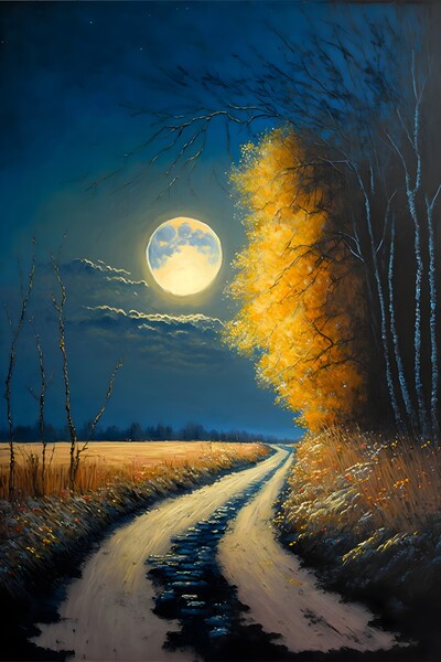 Autumn night no.6 Print