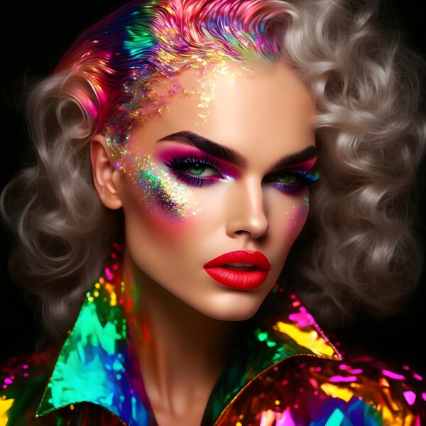 Girl pin up no.23 Print