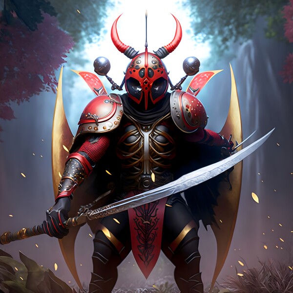 Warrior Ladybug no.6 Print