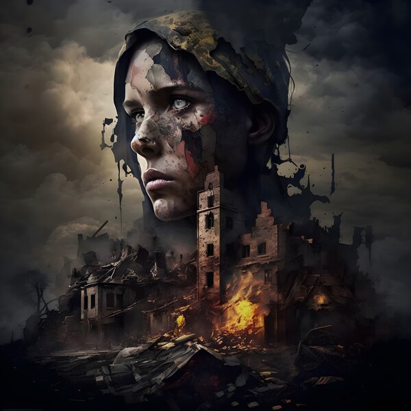 Ukrainian War 2023 No.4  Print