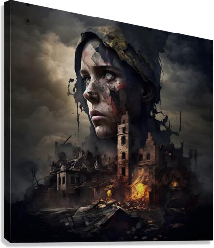 Ukrainian War 2023 No.4  Canvas Print