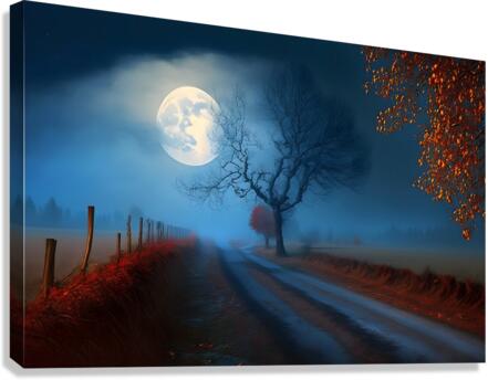 Autumn night no.3 Canvas Print