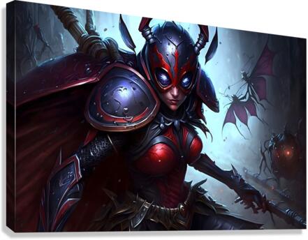 Warrior Ladybug no.9 Canvas Print