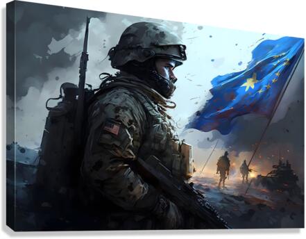 European War no.2 Canvas Print