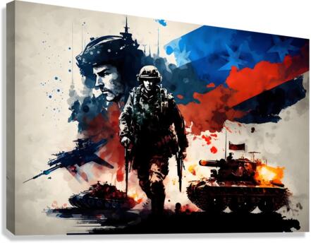 European War no.3 Canvas Print