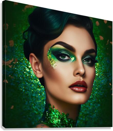 Girl pin up no.4 Canvas Print