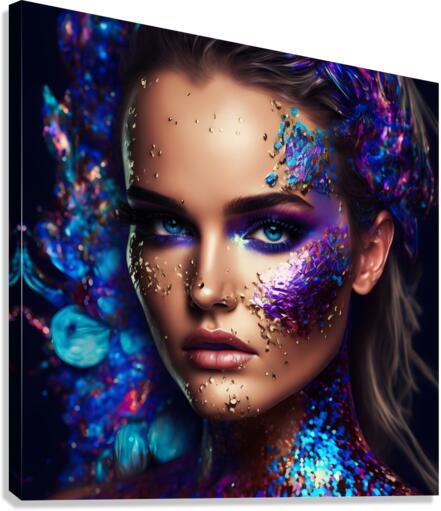 Girl pin up no.12 Canvas Print