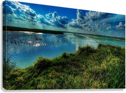 dramatic clouds Canvas Print