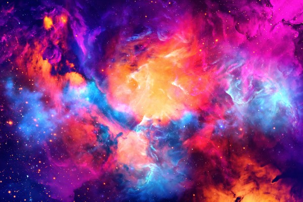 Artistic XC - Colorful Nebula Print