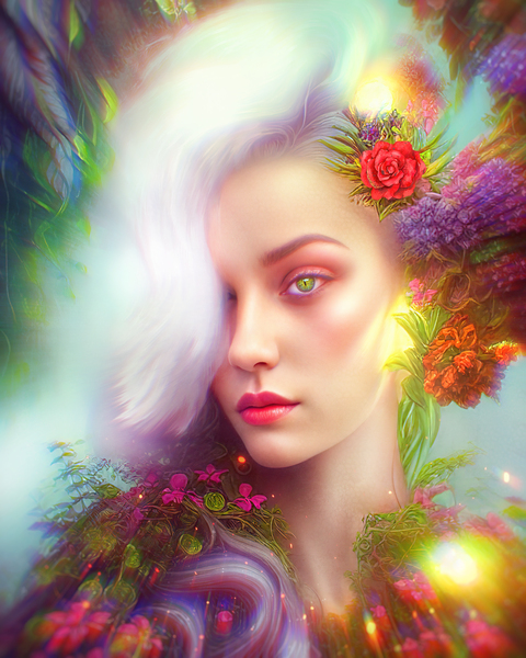 Charming Portrait III Print