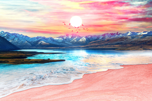 Surreal Sunset Print