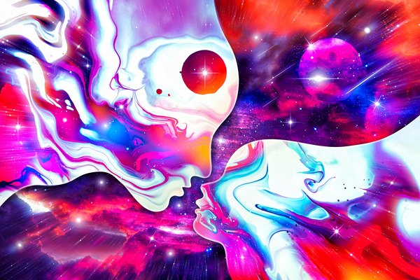 Universe Of Love Print