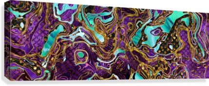 Pattern LXXVIII   II   Panoramic Canvas Print