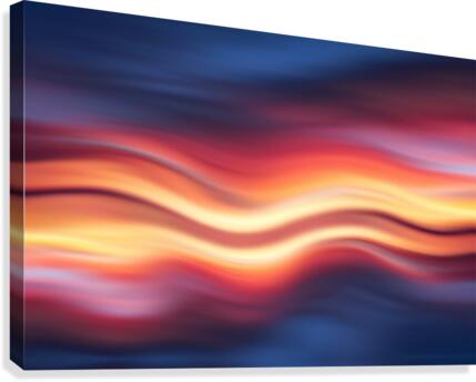 Abstract Sunset IX Canvas Print