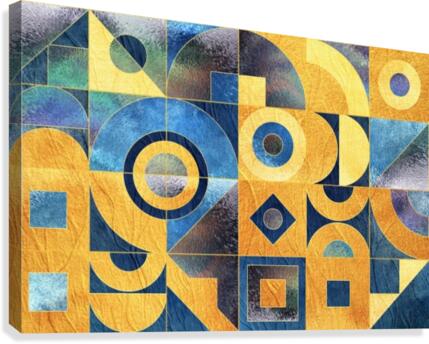 Geometric - Natures Regrowth II Canvas Print