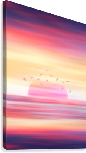 Abstract Movement XIX Canvas Print