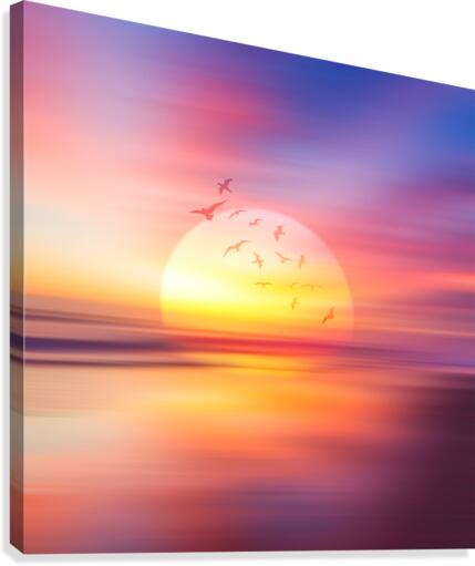 Abstract Movement XXXIV Canvas Print