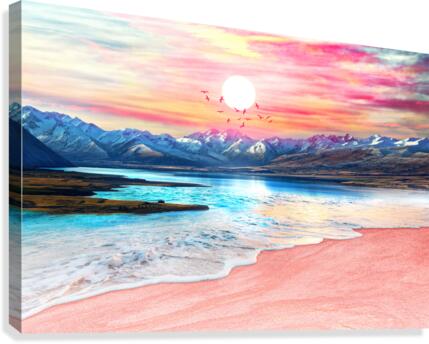 Surreal Sunset Canvas Print