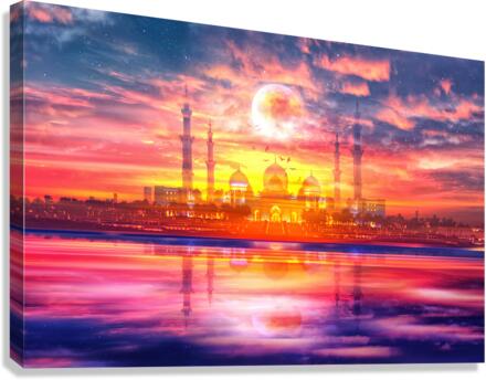 Surreal Taj Mahal Canvas Print