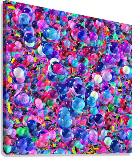 10K Marbles I Canvas Print