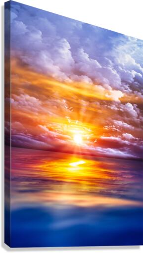 Heavens Sunset Canvas Print