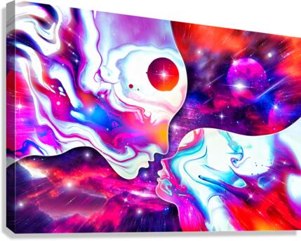 Universe Of Love Canvas Print