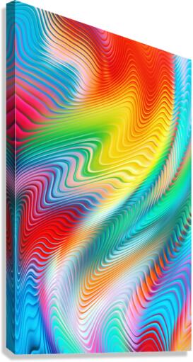Abstract Flow Canvas Print