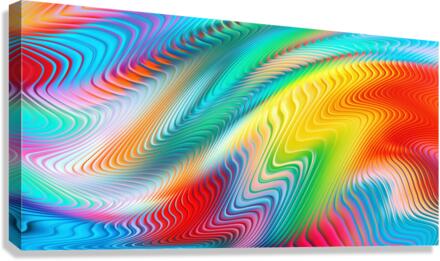 Abstract Flow Canvas Print