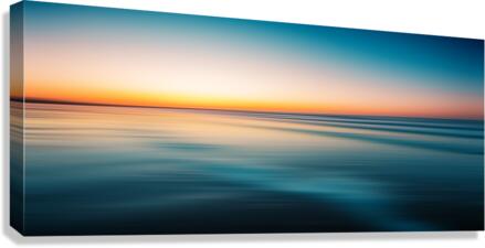 Sea Sunset VII - Panoramic Canvas Print