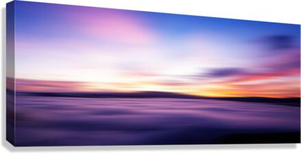 Sea Sunset VIII - Panoramic Canvas Print