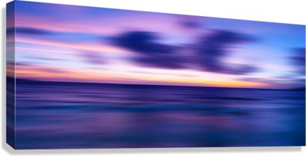 Sea Sunset IX - Panoramic Canvas Print
