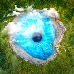 Dream Art XX Surreal Eye Lake