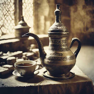 0 hot tea drink with shisha with light colored ol 1709550535.0314