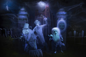 Haunted Mansion Hitchhiking Ghosts