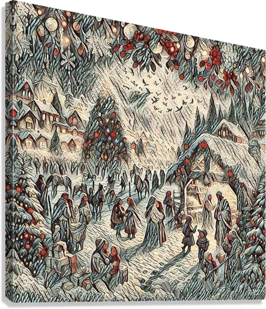 The Nativity Canvas Print