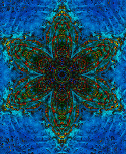 Flowing Flower of Life Mandala Artwork Prints