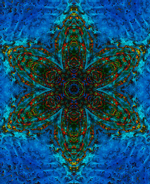 Flowing Flower of Life Mandala Artwork Prints by Nicholas Ferguson