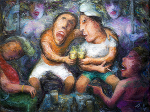 Nightlife party scene Bangkok Thailand