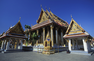 Wat Phra Kaew Temple Grand Palace Bangkok Thailand