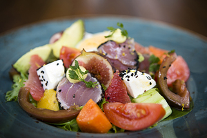 Ahi Tuna Healthy Eating Vegetable Salad