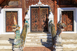 Wat Pratu Pong Buddhist Temple Lampang Thailand