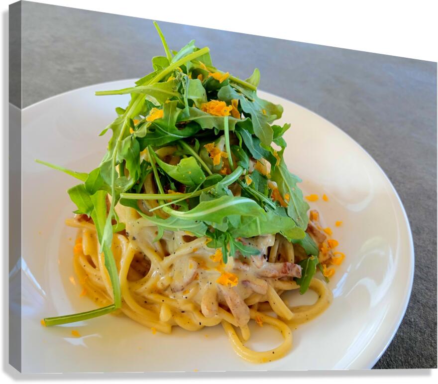 Spaghetti Carbonara Canvas Print