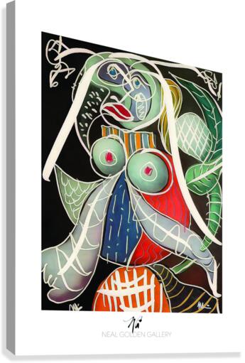 Picasso Lady  Canvas Print